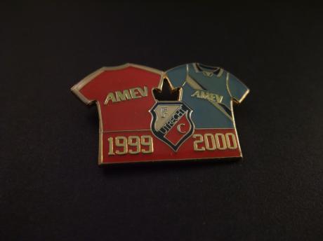 Fc Utrecht seizoen 1999-2000 uit en thuisshirt ( sponsor AMEV)